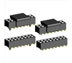 1.27mm PCB Socket Double Rows Straight Dip Type.(H=2.3)